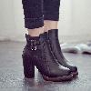 Bottes femme en PU artificiel - Ref 3355186