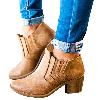 Bottes femme en PU artificiel - Ref 3355219