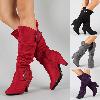 Bottes femme en Daim - Ref 3355223