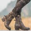 Bottes femme en PU artificiel - Ref 3355236
