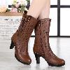 Bottes femme en En cuir - Ref 3355243