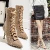 Bottes femme NEUFONI en Daim - Ref 3355250