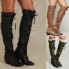 Bottes femme en PU artificiel - Ref 3355262