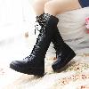 Bottes femme en PU artificiel - Ref 3355272