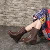 Bottes femme NATIONALITE en En cuir - Ref 3355307