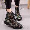 Bottes femme YUYA en PU artificiel - Ref 3355311