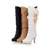 Bottes femme en PU artificiel - Ref 3355338