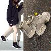 Bottes femme DAFEIOU en En cuir - Ref 3355346