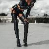 Bottes femme en PU - Ref 3355383