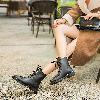 Bottes femme LI JIA en En cuir - Ref 3355398
