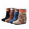 Bottes femme VERITABLEen PU artificiel - Ref 3355409