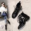Bottes femme en PU artificiel - Ref 3355411