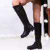 Bottes femme en PU artificiel - Ref 3355428