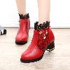 Bottes femme en PU artificiel - Ref 3355438