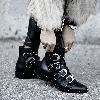 Bottes femme en PU artificiel - Ref 3355459