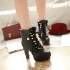 Bottes femme CAFE PLUIE en PU artificiel - Ref 3355475