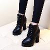 Bottes femme YUNROU PRINCESS en PU artificiel - Ref 3355484
