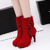 Bottes femme en PU artificiel - Ref 3355521