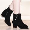 Bottes femme en PU artificiel - Ref 3355562