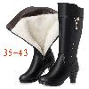 Bottes femme QI ZHONGQI en Microfibre - Ref 3355582