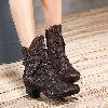 Bottes femme en En cuir - Ref 3355590
