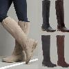 Bottes femme en PU artificiel - Ref 3355598