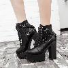 Bottes femme INDEPENDANTE en PU artificiel - Ref 3355636