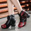 Bottes femme BEAU PEUPLE en En cuir - Ref 3355639