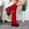 Bottes femme CHAOJINSHE en Daim - Ref 3355640