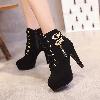 Bottes femme en PU artificiel - Ref 3355653