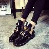 Bottes femme en PU artificiel - Ref 3355664