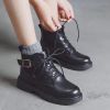 Bottes mi-saison femme Semelles en Caoutchouc - Ref 3249354