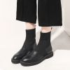 Bottes mi-saison femme Semelles en Caoutchouc - Ref 3249383