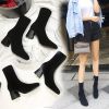 Bottes mi-saison femme Semelles en Caoutchouc - Ref 3249398