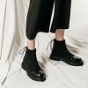 Bottes mi-saison femme Semelles en Caoutchouc - Ref 3249439