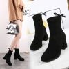 Bottes mi-saison femme Semelles en Caoutchouc - Ref 3249477