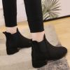 Bottes mi-saison femme en Fond composite - Ref 3249479