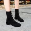 Bottes mi-saison femme Semelles en Caoutchouc - Ref 3249519