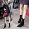 Bottes mi-saison femme Semelles en Caoutchouc - Ref 3249535