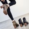 Bottes mi-saison femme Semelles en Caoutchouc - Ref 3249544