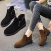 Bottes mi-saison femme Semelles en Caoutchouc - Ref 3249579