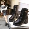 Bottes mi-saison femme Semelles en Caoutchouc - Ref 3249597