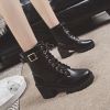 Bottes mi-saison femme Semelles en Caoutchouc - Ref 3249765
