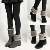 Bottes mi-saison femme Semelles en Caoutchouc - Ref 3249787
