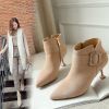 Bottes mi-saison femme Semelles en Caoutchouc - Ref 3249794