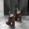 Bottes mi-saison femme Semelles en Caoutchouc - Ref 3249800
