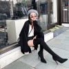 Bottes mi-saison femme Semelles en Caoutchouc - Ref 3249834