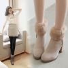 Bottes mi-saison femme Semelles en Caoutchouc - Ref 3249927