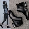 Bottes mi-saison femme Semelles en Caoutchouc - Ref 3250007