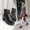 Bottes mi-saison femme Semelles en Caoutchouc - Ref 3250083